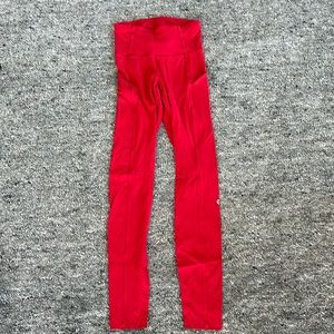 Lululemon RED Fast & Free Leggings Size 2❤️